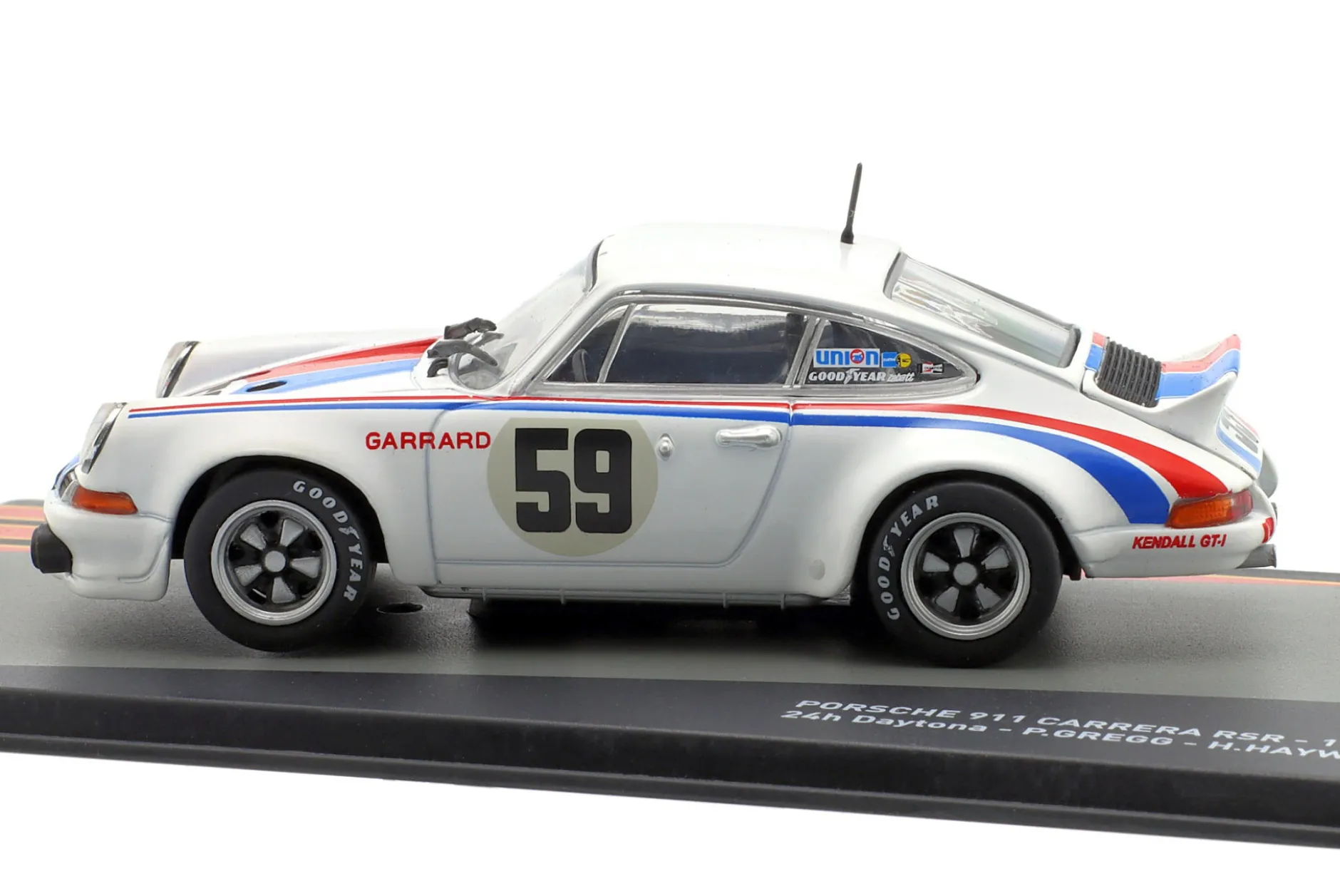 Porsche 911 Carrera RSR #59 Sieger 24h Daytona 1973 Gregg, Haywood 1:43 Altaya