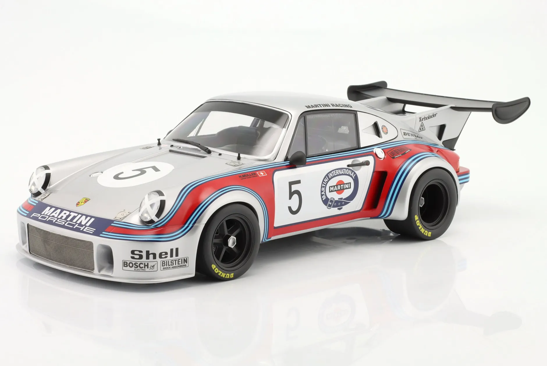 Porsche 911 Carrera RSR Turbo #5 5th 1000km Brands Hatch 1974 Martini Racing 1:12 CMR