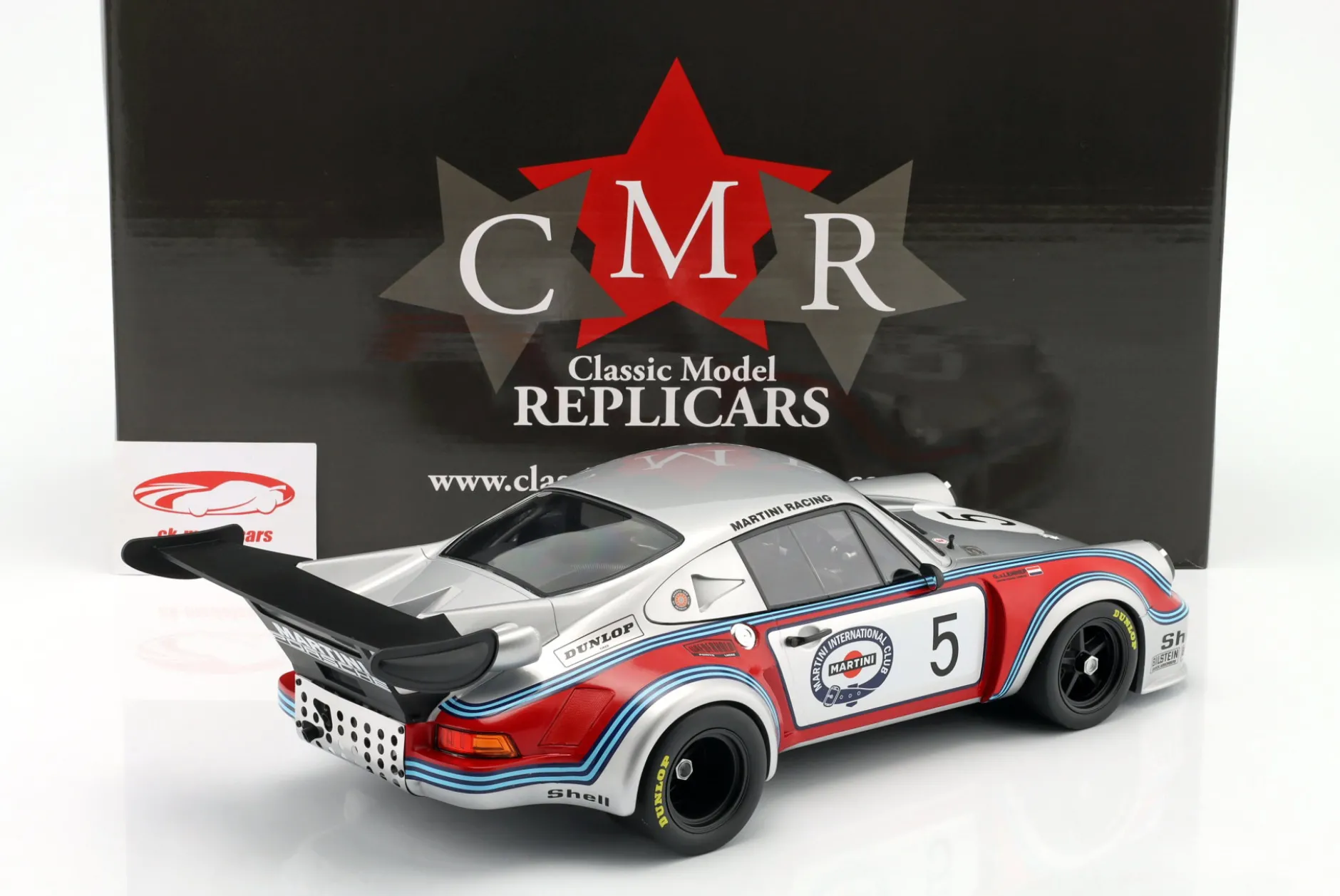 Porsche 911 Carrera RSR Turbo #5 5th 1000km Brands Hatch 1974 Martini Racing 1:12 CMR