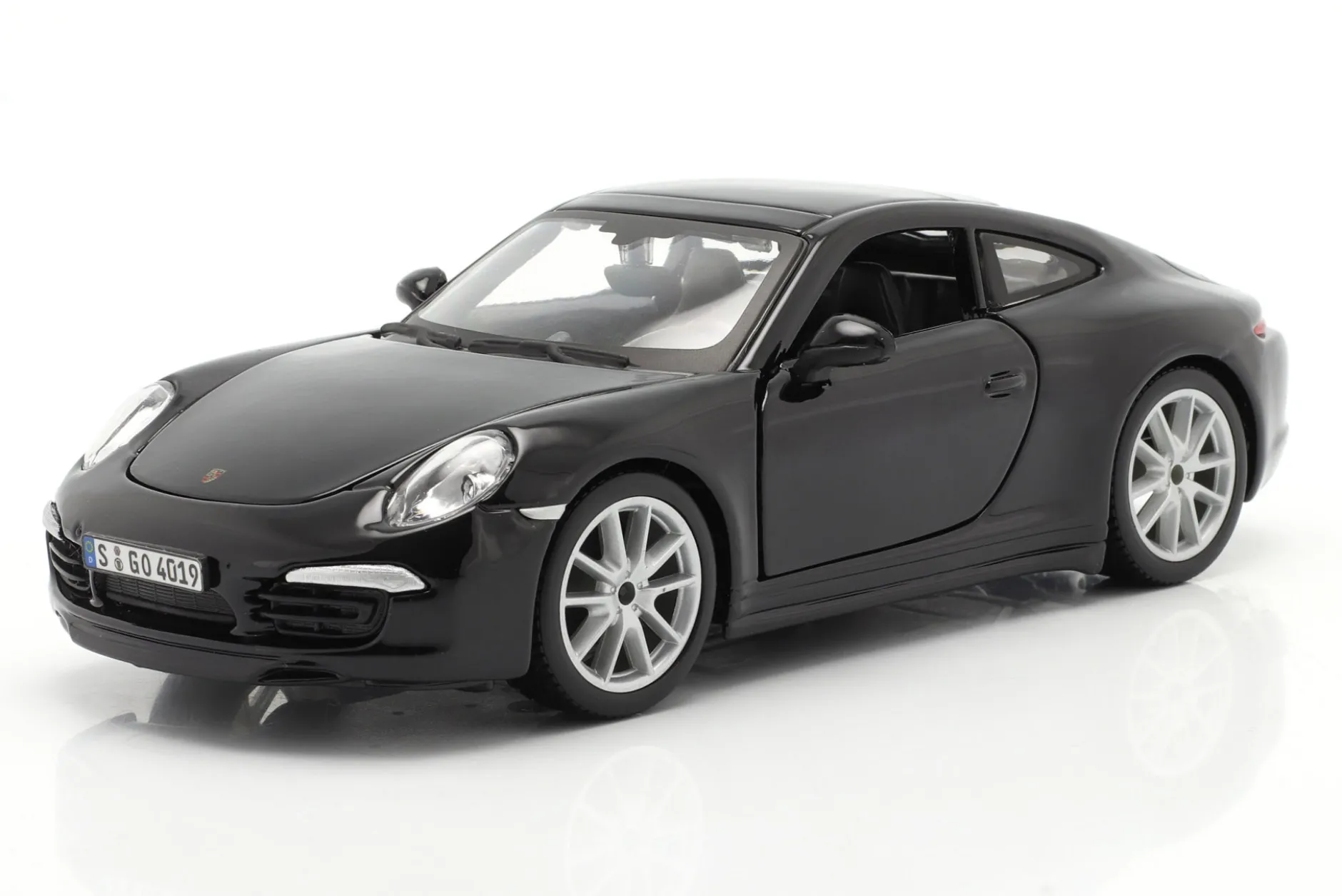 Porsche 911 (991) Carrera S Baujahr 2013 schwarz 1:24 Bburago