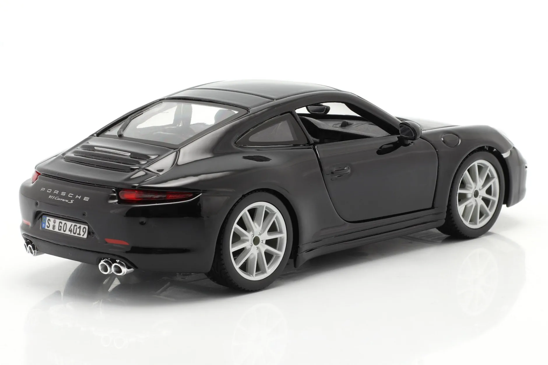 Porsche 911 (991) Carrera S Baujahr 2013 schwarz 1:24 Bburago
