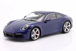 Porsche 911 (992) Carrera 4S 2019 enzianblau metallic Movie Bad Boys for Life 1:18 Minichamps