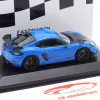 Porsche 718 (982) Cayman GT4 RS 2021 blau / schwarze Felgen 1:43 Minichamps