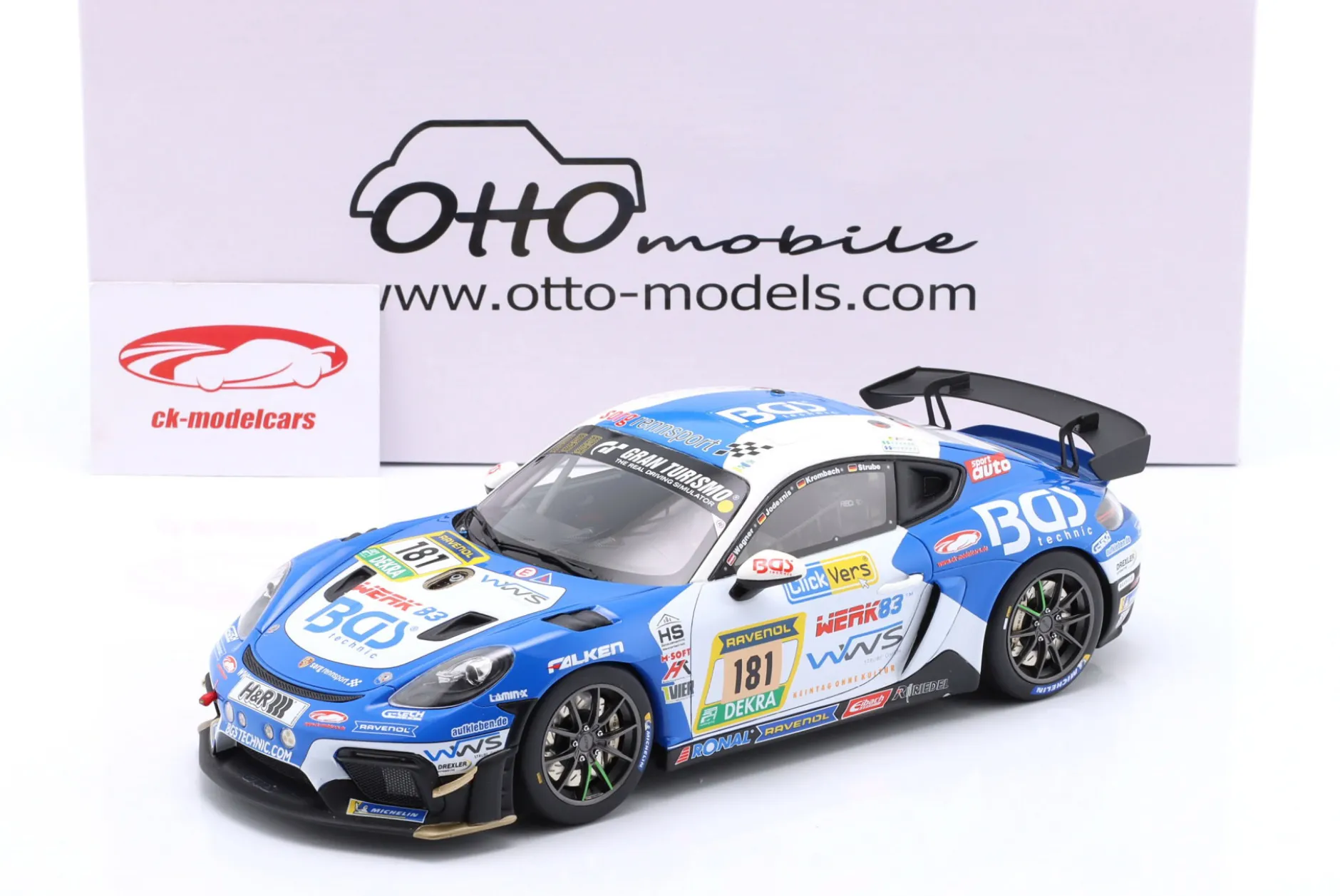 Porsche 718 Cayman GT4 RS CS #181 24h Nürburgring 2024 Sorg Rennsport 1:18 OttOmobile