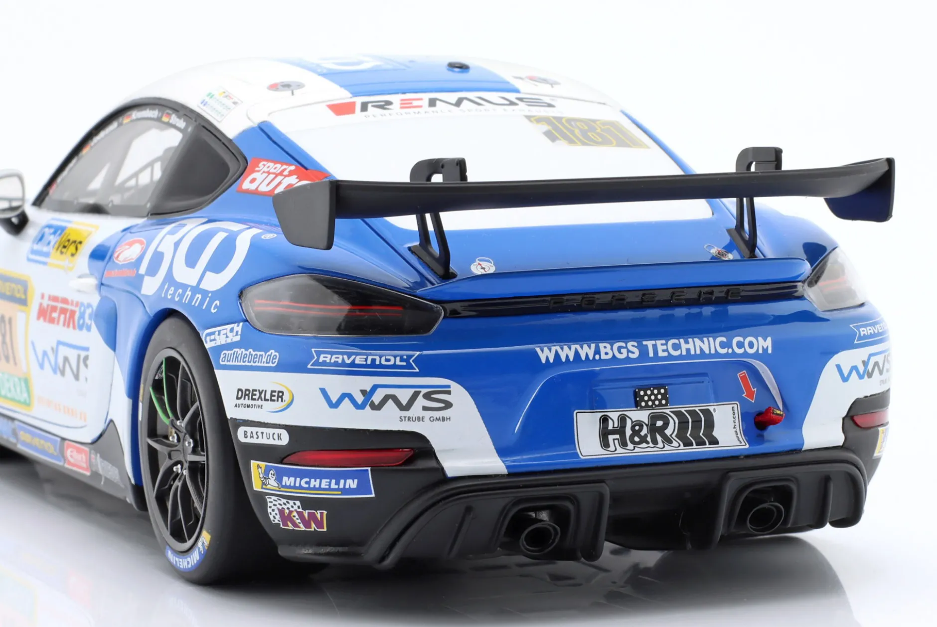 Porsche 718 Cayman GT4 RS CS #181 24h Nürburgring 2024 Sorg Rennsport 1:18 OttOmobile