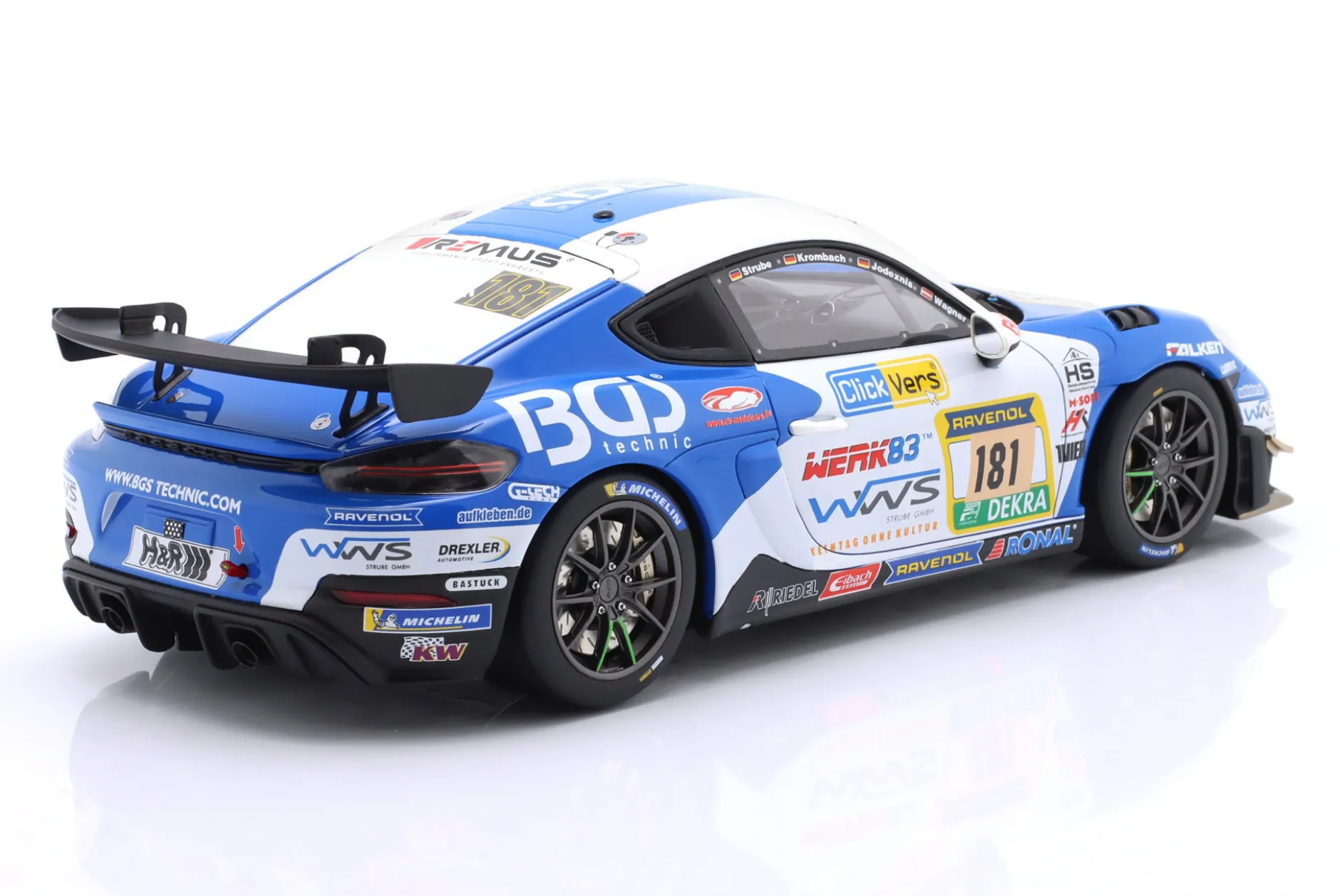 Porsche 718 Cayman GT4 RS CS #181 24h Nürburgring 2024 Sorg Rennsport 1:18 OttOmobile