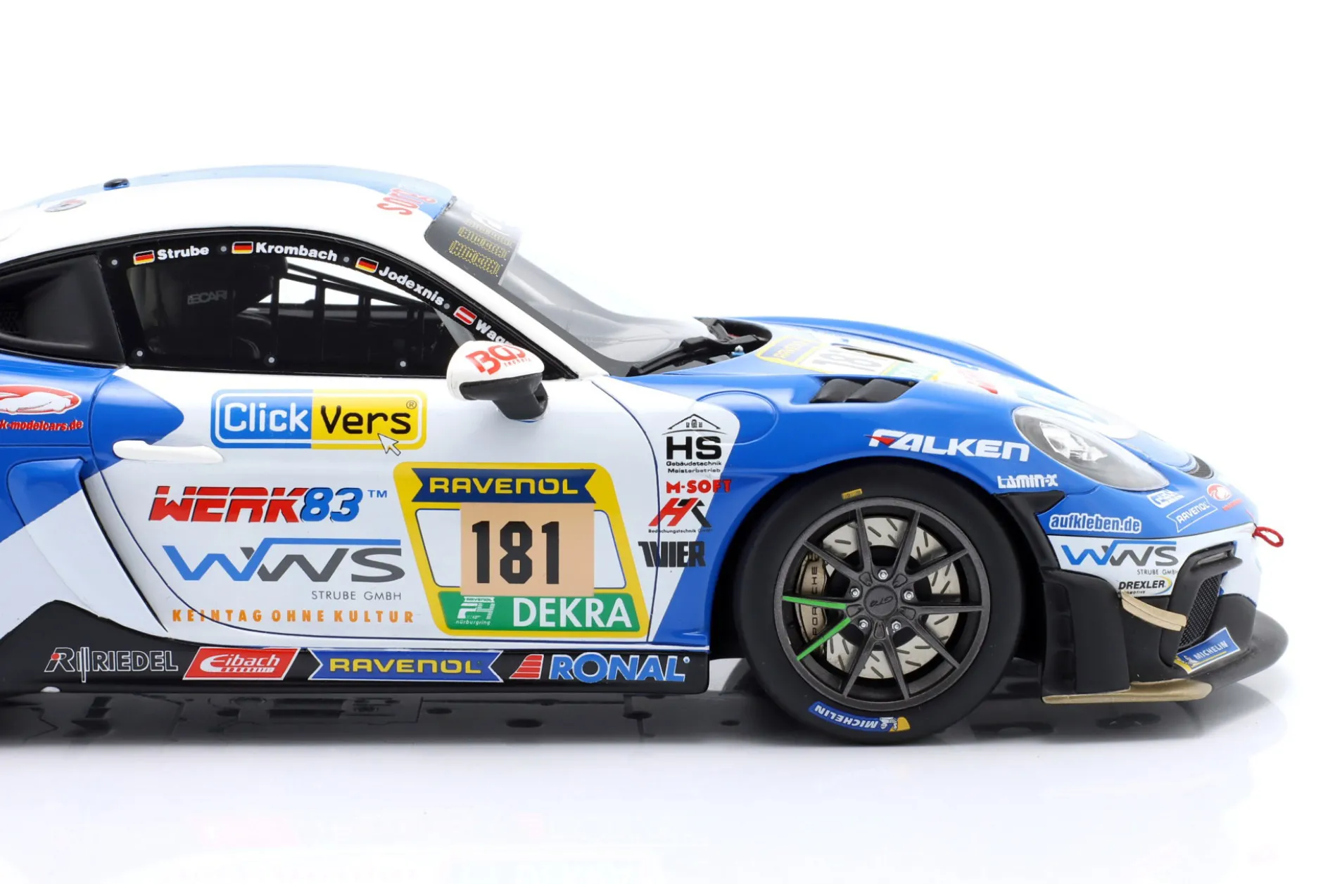 Porsche 718 Cayman GT4 RS CS #181 24h Nürburgring 2024 Sorg Rennsport 1:18 OttOmobile