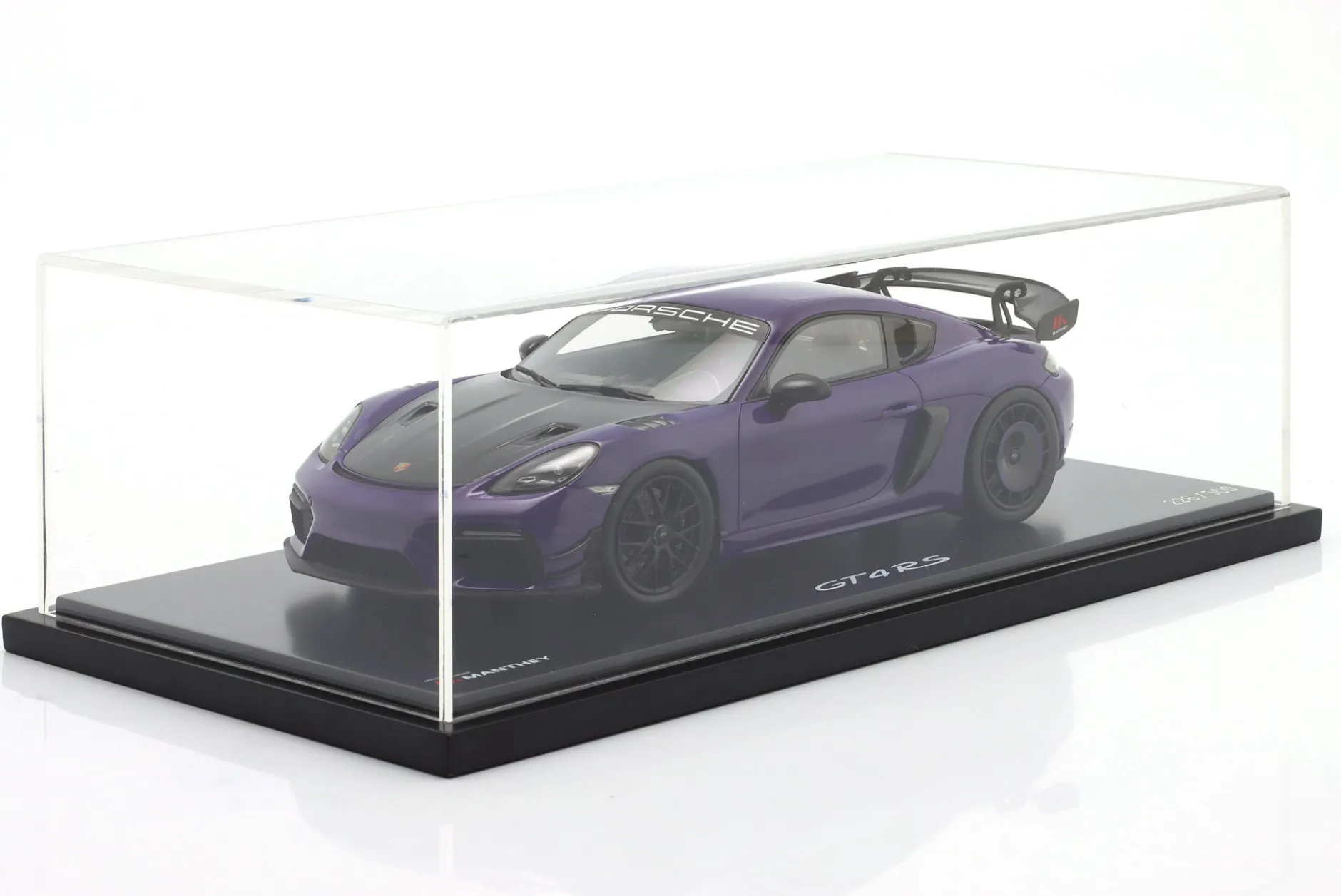 Porsche 718 Cayman GT4 RS (982) Manthey Kit 2024 ultraviolett 1:18 Spark