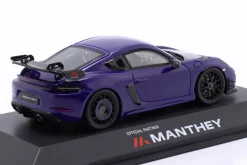 Porsche 718 Cayman GT4 RS (982) Manthey Kit 2024 ultraviolett 1:43 Spark