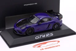 Porsche 718 Cayman GT4 RS (982) Manthey Kit 2024 ultraviolett 1:43 Spark