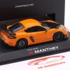 Porsche 718 Cayman GT4 RS (982) Manthey Kit 2024 pastell orange 1:43 Spark