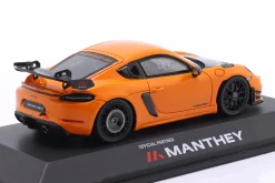 Porsche 718 Cayman GT4 RS (982) Manthey Kit 2024 pastell orange 1:43 Spark