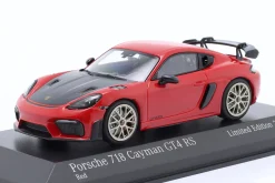 Porsche 718 (982) Cayman GT4 RS 2021 rot / Neodym-Felgen 1:43 Minichamps
