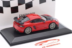 Porsche 718 (982) Cayman GT4 RS 2021 rot / Neodym-Felgen 1:43 Minichamps
