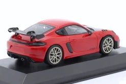 Porsche 718 (982) Cayman GT4 RS 2021 rot / Neodym-Felgen 1:43 Minichamps
