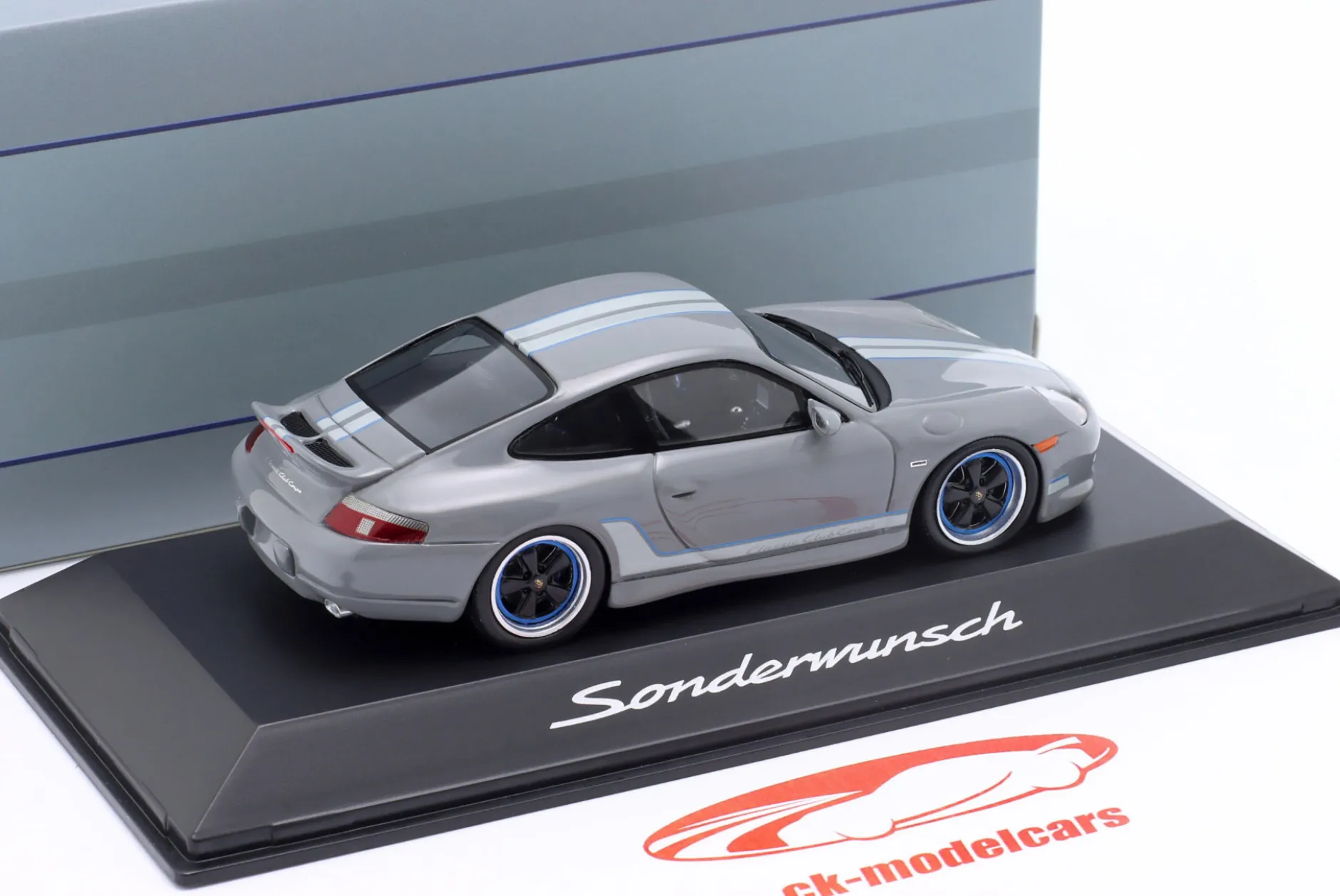 Porsche 911 (996) Classic Club Coupe 2022 sportgrau metallic 1:43 Spark