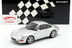 Porsche 911 (993) Coupe Baujahr 1993 silber 1:18 Minichamps