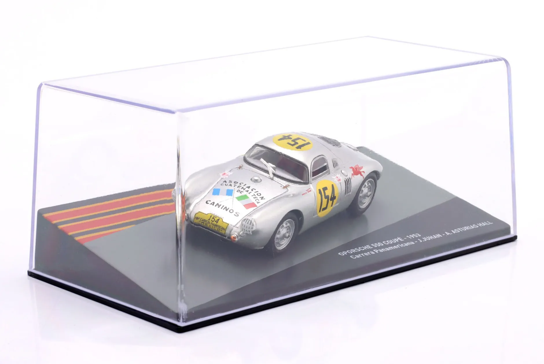 Porsche 550 Coupe #154 Carrera Panamericana 1953 Juhan, Hall 1:43 Altaya