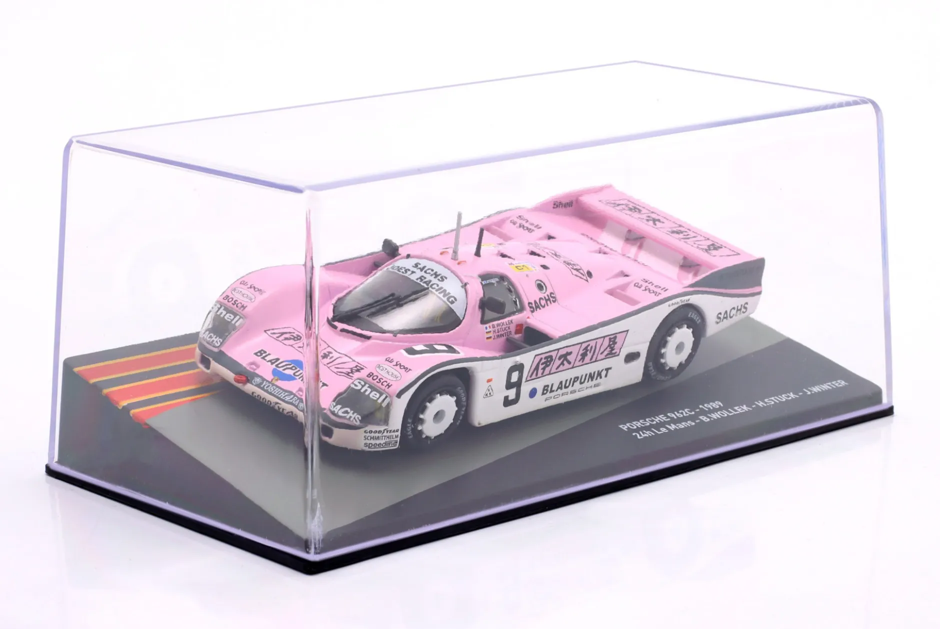 Porsche 962C #9 3rd 24h LeMans 1989 Stuck, Wollek 1:43 Altaya