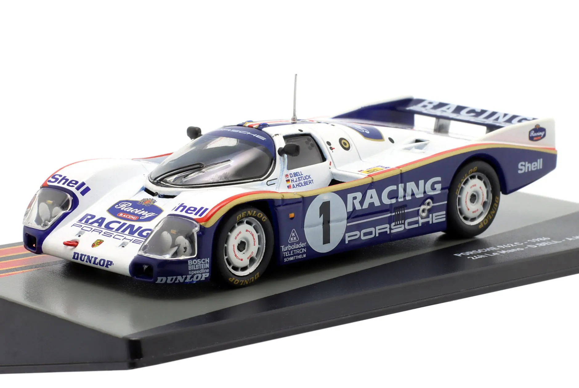 Porsche 962 C #1 Sieger 24h LeMans 1986 Stuck, Bell, Holbert 1:43 Altaya