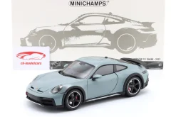 Porsche 911 (992) Dakar Baujahr 2022 grün metallic 1:18 Minichamps