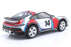 Porsche 911 (992) Dakar #14 Baujahr 2023 Martini Livery 1:18 Spark