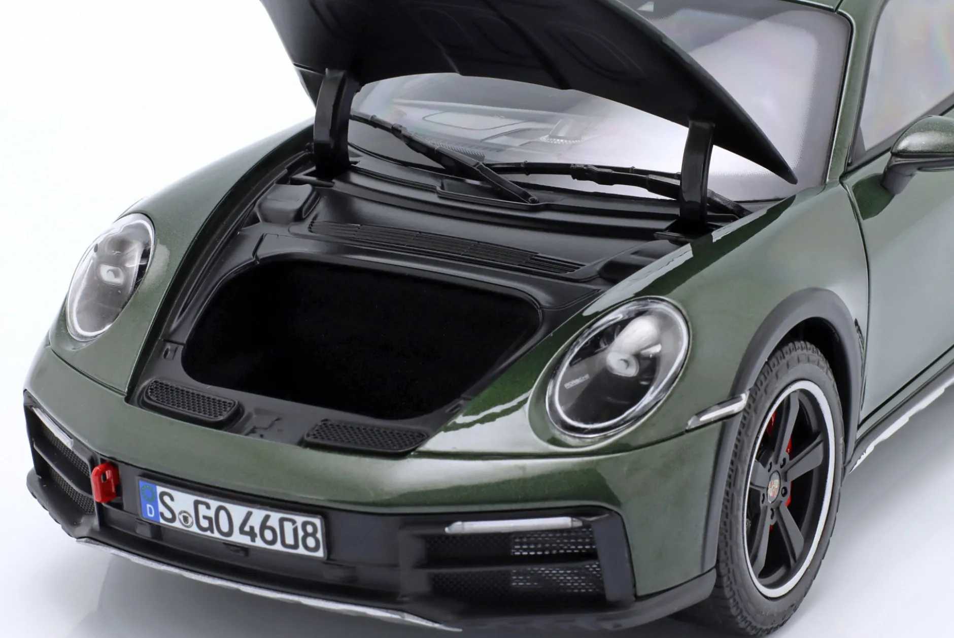 Porsche 911 (992) Dakar Baujahr 2023 oakgrün metallic 1:18 Norev