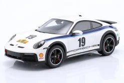 Porsche 911 (992) Dakar Rallye 1974 Design #19 weiß 1:18 Spark