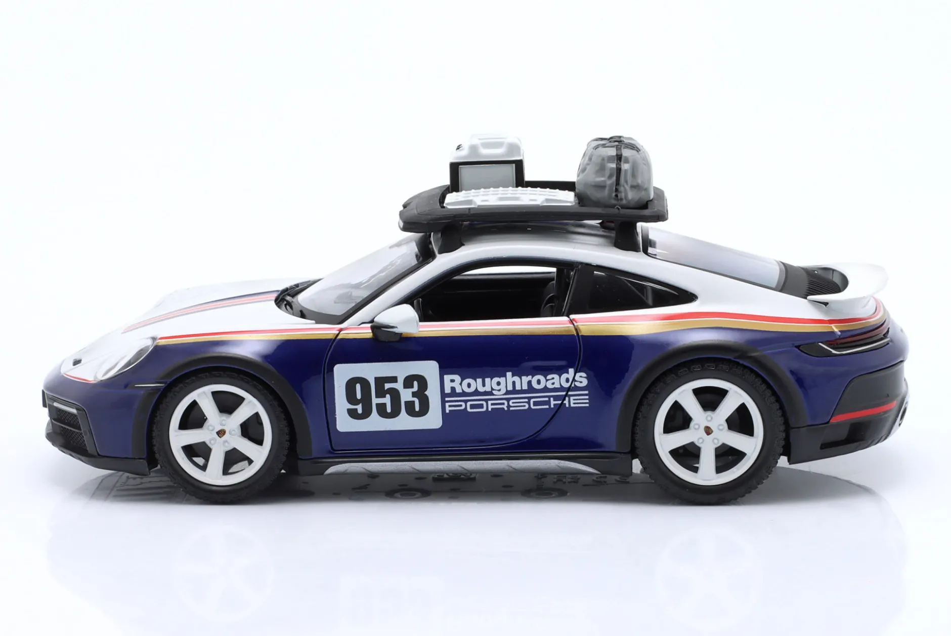 Porsche 911 (992) Dakar #953 Roughroads Rallye Design Paket 1:24 Bburago