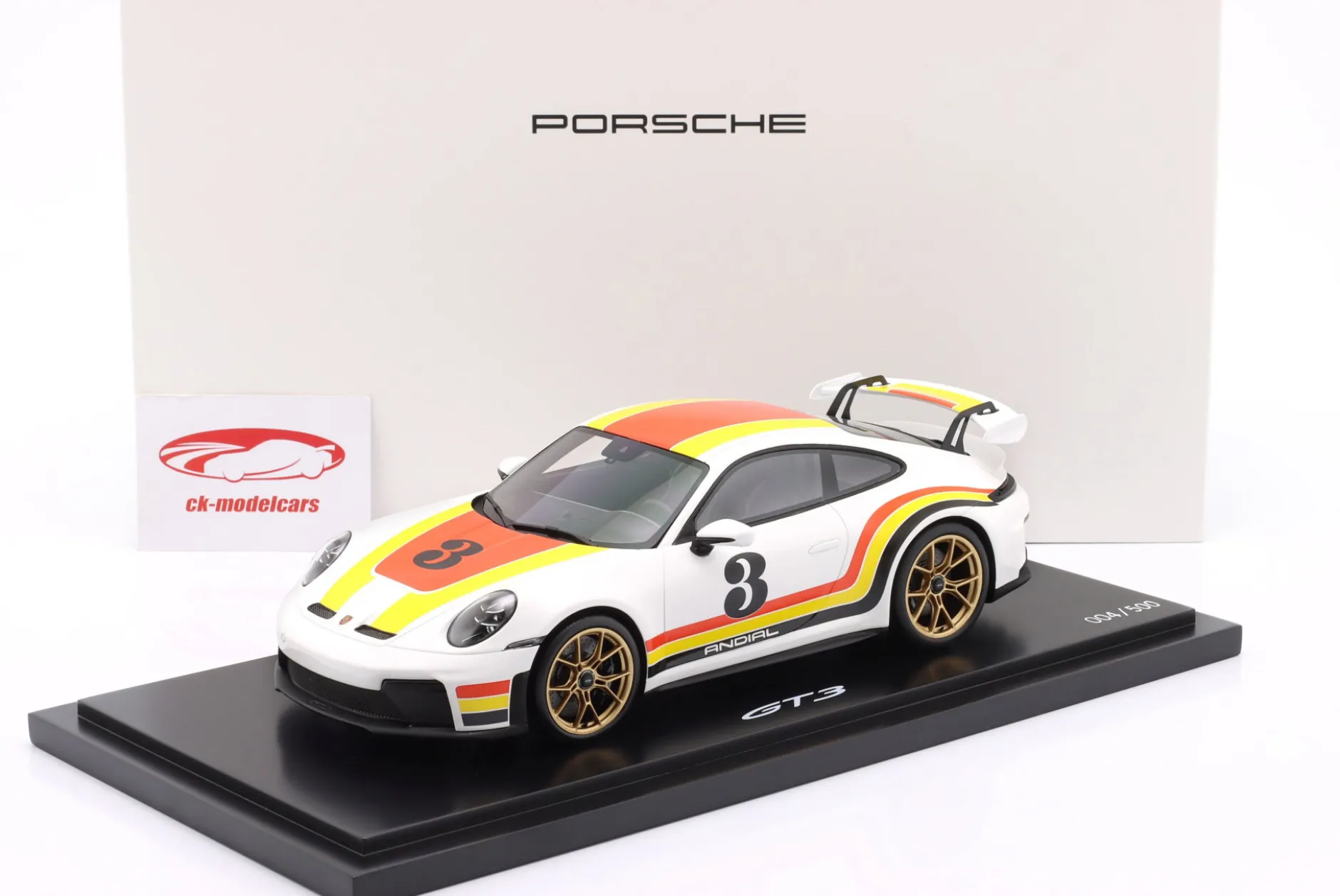 Porsche 911 (992.2) GT3 #3 Andial Design 1:18 Spark