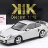 Porsche 911 (996) GT2 Baujahr 2001 arktissilber metallic 1:18 KK-Scale