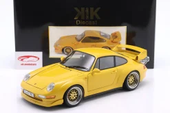 Porsche 911 (993) GT2 Baujahr 1996 gelb / BBS Felgen 1:12 KK-Scale
