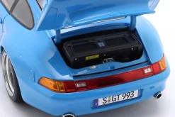 Porsche 911 (993) GT2 Baujahr 1996 hellblau / Speedline Felgen 1:12 KK-Scale