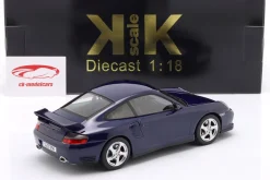 Porsche 911 (996) GT2 Baujahr 2001 lapisblau metallic 1:18 KK-Scale
