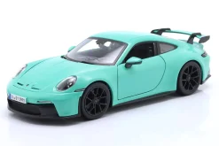 Porsche 911 (992) GT3 Baujahr 2021 mintgrün 1:24 Bburago