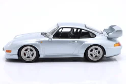 Porsche 911 (993) GT2 Baujahr 1996 polarsilber / BBS Reifen 1:18 KK-Scale