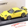 Porsche 911 (992) GT3 Baujahr 2020 racinggelb / goldene Felgen 1:43 Minichamps