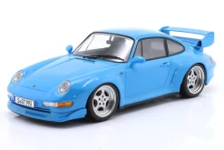 Porsche 911 (993) GT2 Baujahr 1996 Riviera blau / Speedline Felgen 1:18 KK-Scale