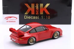 Porsche 911 (993) GT2 Baujahr 1996 rot / BBS Felgen 1:18 KK-Scale