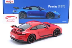 Porsche 911 (992) GT3 Baujahr 2022 rot 1:18 Maisto