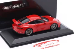 Porsche 911 (991) GT3 Baujahr 2017 rot 1:43 Minichamps