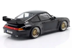 Porsche 911 (993) GT2 Baujahr 1996 schwarz / BBS Felgen 1:18 KK-Scale