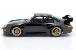 Porsche 911 (993) GT2 Baujahr 1996 schwarz / BBS Felgen 1:18 KK-Scale