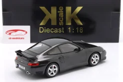 Porsche 911 (996) GT2 Baujahr 2001 schwarz metallic 1:18 KK-Scale