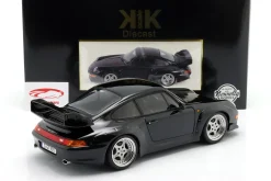Porsche 911 (993) GT2 Baujahr 1996 schwarz / Speedline Felgen 1:12 KK-Scale