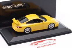 Porsche 911 GT3 Baujahr 2003 speedgelb 1:43 Minichamps