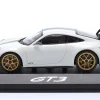 Porsche 911 GT3 (992.2) Baujahr 2025 weiß / goldene Felgen 1:43 Minichamps