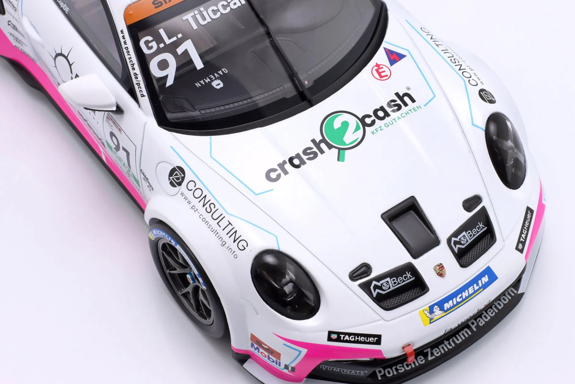 Porsche 911 GT3 Cup #91 Porsche Carrera Cup Deutschland 2025 G. Tüccaroglu 1:18 Ixo