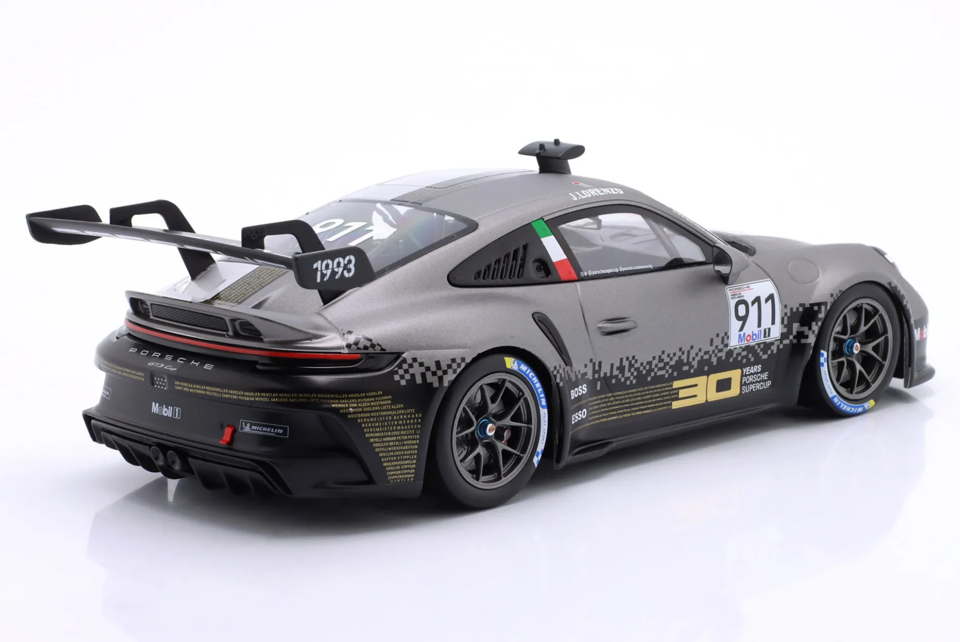 Porsche 911 (992) GT3 Cup #911 Porsche Supercup Imola 2022 Jorge Lorenzo 1:18 Ixo