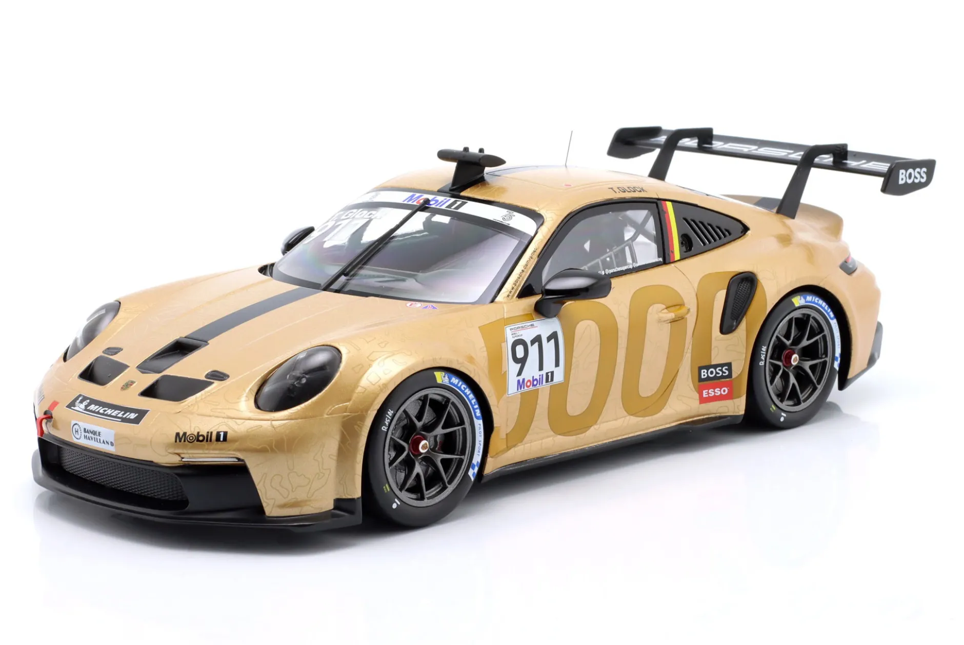 Porsche 911 GT3 Cup #911 Porsche Supercup Hungaroring 2023 Timo Glock 1:18 Ixo